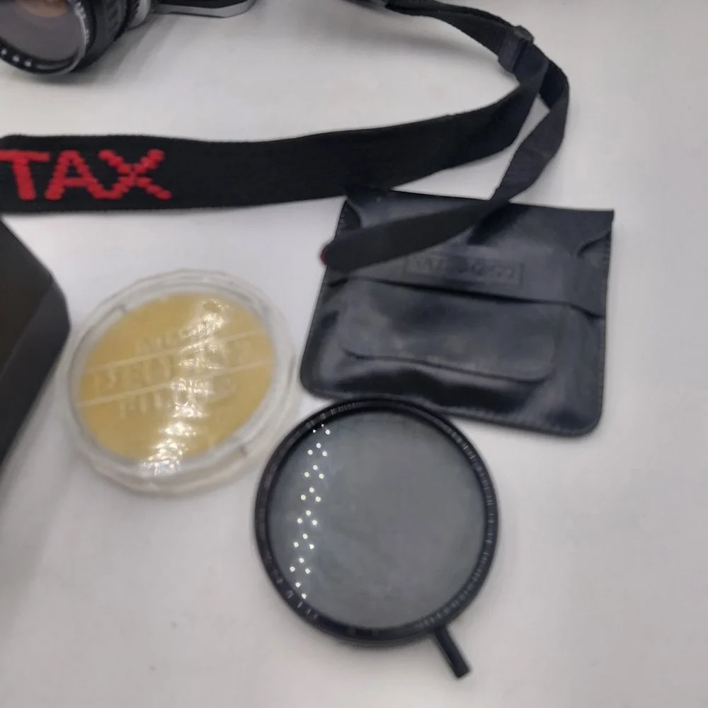 Vtg Pentax Super Program 35mm SLR Film Camera 50mm 1.7 Lens SMC PENTAX-A Lot